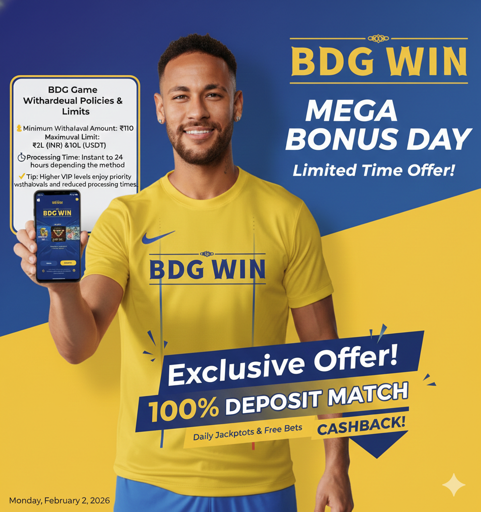 Neymar BDG Win Mega Offer
